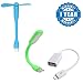 Captcha USB Mini Fan For Laptop/Desktop/ Powerbank With Usb led flash light and Micro USB OTG Cable (One Year Warranty) RS.299.00