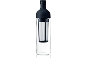 HARIO Botella de vino para café frío, 650 ml, color negro
