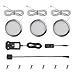 Price comparison product image MEIKEE LED Under Cabinet Lighting Kit, Under Counter Lighting, 3000K Warm White, Kitchen Lighting (Set of 3)