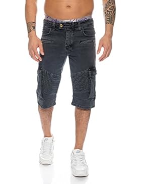 Rock Creek Herren Jeans Bermuda Hose Shorts Sommer Hose Bikerhose Chino LL-388