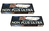 Sin Gluten Turron25 - Pack incluye 2 Turron de Alicante Non Plus Ultra - Turron duro crujiente de Almendra - Calidad Suprema - 400gr (Sin Gluten) Producto Español