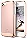 Produktbild Caseology iPhone 5 Hülle, [Savoy Serie] Schlank Premium Luxuriös Schützend Zweiteilig Entfernbare Chrom Schiebehülle [Roségold - Rose Gold] für Apple iPhone 5/5S (2013) & iPhone SE (2016)