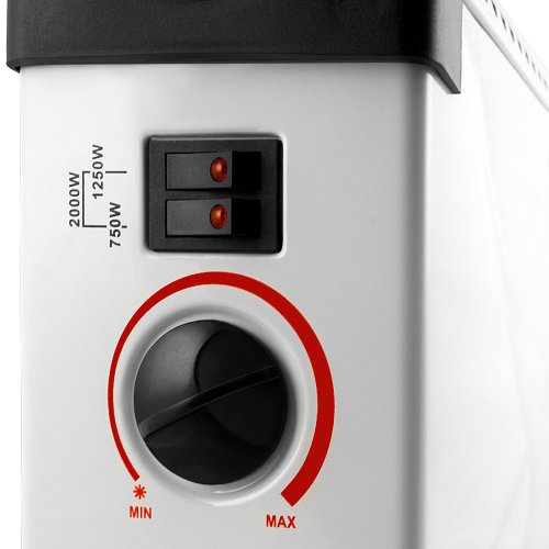 Heizgerät mit Frostwächter 12Std Timer 2000W Konvektor Heizer Radiator Heater Elektrische Heizung Elektroheizung - 2