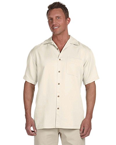 Preisvergleich Produktbild HARRITON Herren Bahama Kordel Camp Shirt Gr. S , Creme