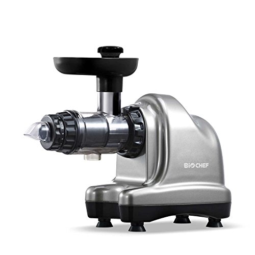 BioChef Axis Slow Juicer / Kaltpress Entsafter / Horizontaler Entsafter / Saftpresse – 150Watt & 60U/min – ideal für Weizengras, Obst & Gemüse - 9