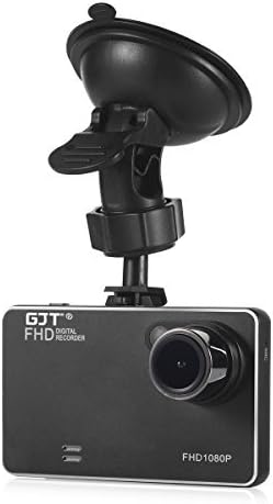 GJT®T161 2.7" Slim Car Camera Full HD 1080P 170 Degrees Vehicle DVR Accident Video Recorder Dashcam Road Dash Cam Video Recorder Parking Monitor Night Vision G-sensor HDMI (T161 BLACK)
