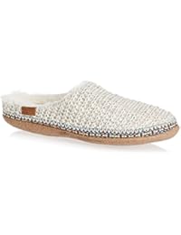 TOMS Mujer Birch Beige Sweater Knit Ivy Pantuflas