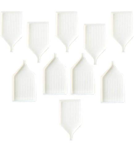 10 Plateaux Pour Peinture Diamant - 3 Tailles, Organisation Des Strass