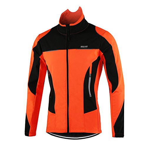 M.Baxter Fahrradbekleidung Herbst Winter Fahrrad Trikot Regenjacke Wasserdicht Winddicht Atmungsaktiv Warm Fleece Jacke - 3