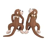 1 Paar Affe Curtain Tie Backs Kinder Zimmer Nursery Frech Spielen Monkey Vorhang binden zurück Raffhalter - 2