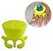 Frola - Fine Boxed Wearable Nail Polish Holder Nail Polish Rack Silicone Ring Girls Toys (Bright Yellow)