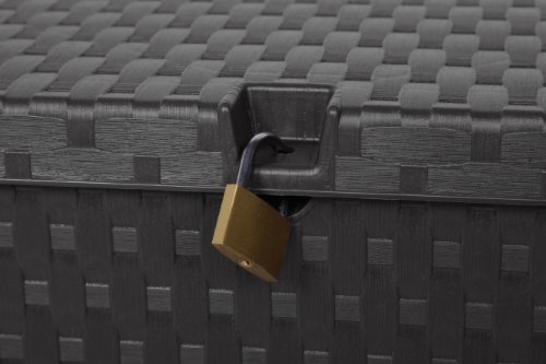 Kissenbox Rattan anthrazit - 5