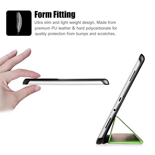 Fintie Samsung Galaxy Tab A 9.7 Hülle Case – Ultra Schlank Superleicht Ständer Smart Shell Cover Schutzhülle Etui Tasche mit Auto Schlaf / Wach Funktion für Samsung Galaxy Tab A 9.7 T550N / T555N 24,6 cm (9,7 Zoll) Tablet-PC, Grün - 5