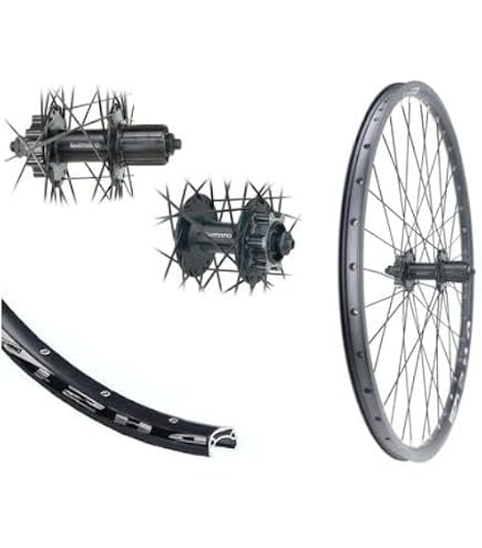 VELOX Roue Avant VTT 27,5" Mach1 Klixx – Jante Noire, Moyeu Disque 6T, Axe Traversant 20x110mm – Tubeless Ready