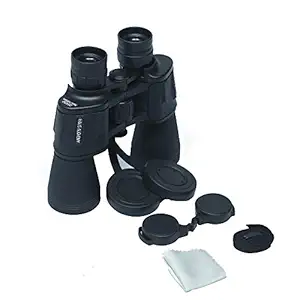 Haus Alchemy Professional Binoculars 1000 Meters Long Distance Viewing - 20x Magnification 50mm Wide-Angle Lens  HD View - Water Resistant Protective Nonslip Rubber - (Black)