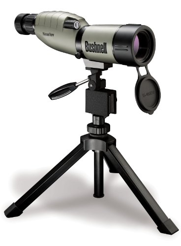 Bushnell 784550 Nature View 15-45x50mm Porro Prism Spotting Scope with Compact Tripod - Lead Free Glass, Green