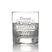 Produktbild AMAVEL Ginglas mit Gravur - Personalisiert mit Namen und Jahreszahl - Tumbler - Gin & Tonic - Geschenkidee für Männer - Individuelle Geburtstagsgeschenke - Füllmenge: 320 ml - Trinkglas