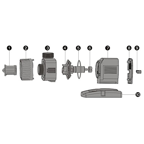 SunSun JTP-2800 Teichpumpe mit 2800l/h 18W für Teiche und Bachläufe - 8