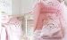 Baby girl pink white luxury nursery cot crib bumper protection Anastasia