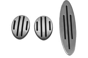 ICTRONIX 3pcs/Set Clutch and Brake Pedali Pad