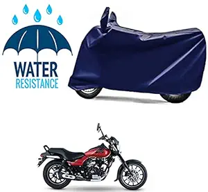 RONISH Water Proof Navy Blue Two Wheeler Cover for Bajaj Avenger Street 160
