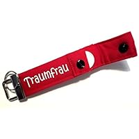 Valentinstag Geschenk: Traumfrau - Schlüsselanhänger mit Einkaufschip, Geschenk zum Valentinstag für Frau Schlüsselband mit Chip, witzig und praktisch, mit Personalisierung