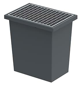 Garagenwanne / Auffangwanne 60 Liter aus PE inkl. Gitterrost - NEU