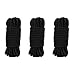 Produktbild Salove 3 x 5m Bondageseil,Bondage Seil,BDSM Bondage Sexspielzeug Fesselseil,Bondage Rope Fessel Seil,Baumwollseil (Schwarz)