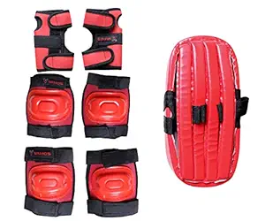 VAMOS Protective Set Guard Protection kit for Skating, Cycling & Skateboarding for Kids Age 6-15 Years with Knee, Elbow and Wrist Guards.