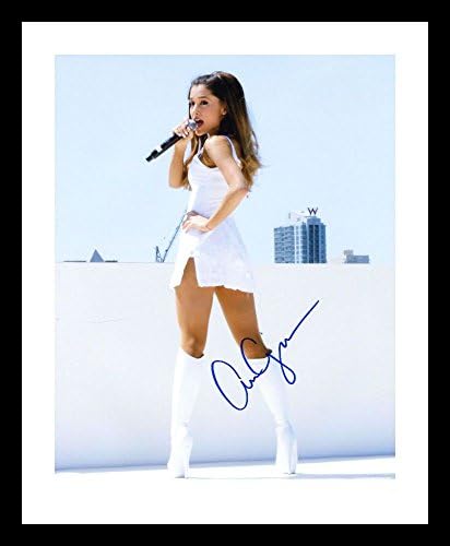 Ariana Grande Autographed Signed And Framed A4 21cm x 29.7cm Poster Photo