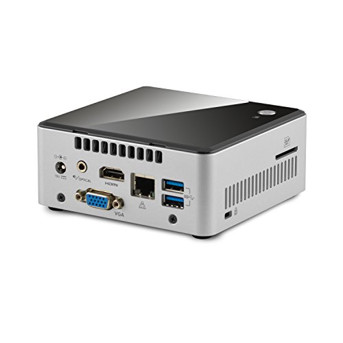 CSL Intel NUC Celeron N3050-2 inkl. Windows 10 Pro – 2x 1600 MHz, 4 GB RAM, 120 GB SSD, Intel HD Graphics, USB 3.1, WLAN - 3