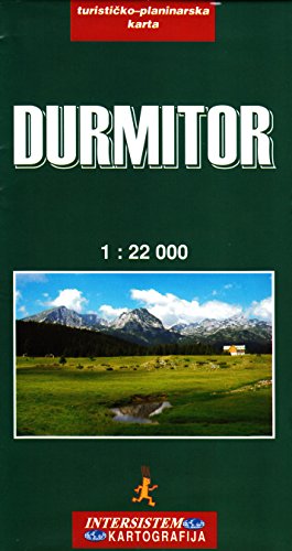Preisvergleich Produktbild Durmitor NP (Montenegro) 1:22.000 Wanderkarte Intersistem