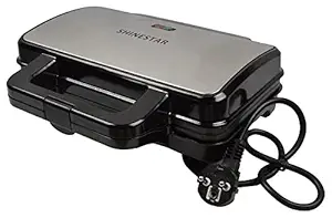 JEET Electronics shinestar Gr_015 2-Sandwich Griller (Black)