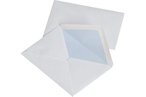 OFFICER PRODUCTS Sobres con pegamento OFFICE PRODUCTS NK C6 114 x 162 mm, 75 g/m², 50 unidades, color blanco, formato C6, peso de superficie (g/m2) -75, dimensiones (mm)-114 x 162