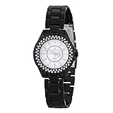 Kim & Jade Damen Analog Quarz Uhr mit Edelstahl Armband 2033L-BW
