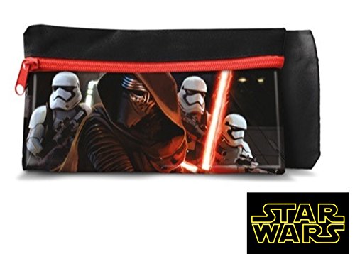 Preisvergleich Produktbild Star Wars Schulmäppchen / Federmäppchen / Schlamperetui / Federtasche Schwarz