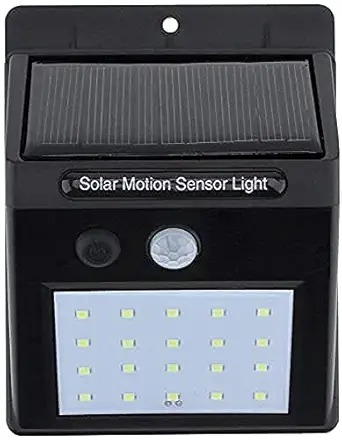 Demokrazy Motion Sensor Solar Weatherproof LED Light, 20 LED for Home, Garden, Outdoors, Terrace| Bright Wireless Security Motion Sensor Light with Automatic Motion Detection