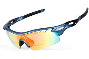 INBIKE Gafas de ciclismo para hombres y mujeres, polarizadas para bicicleta, gafas de sol para deportes al aire libre, 5 grupos de lentes