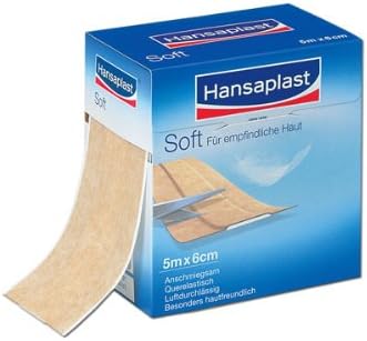 SÖHNGEN1009284 HANSAPLAST Patch Hypoallergenic Soft 5 m x 6 cm