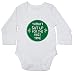 HippoWarehouse Today I sat up for the first time baby bodysuit (long sleeve) boys girls