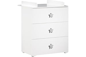 BABY PRICE BabyPrice Commode à Langer 3 tiroirs