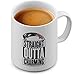 Produktbild Funtasstic Tasse Straight outta Charming - Kaffeepott Kaffeebecher 375 ml, Farbe:weiss-matt