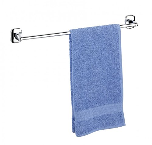 WENKO Handtuchstange Uno Ribera - Zinkdruckguss - 62 x 7 x 7 cm (BxHxT) - Badetuchstange - Halter für Handtuch - Wandhandtuchhalter - Handtuchhalter