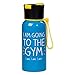 Produktbild Happy Jackson Unisex Wasser Flasche Ich Bin Going to The Gym ', blau, 600 ml