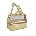 Bagathon India Transparent Nylon Vanity Bag [Golden] RS.349.00