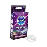 Skins - Single Speed Vibrating Ring (White)