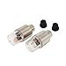 Produktbild POSSBAY 2pcs Bunt LED Ventilkappen Blinkend Radbeleuchtung Neon LED Leuchte mit Knopfzellen