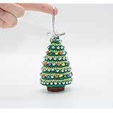 Weihnachtsbaum Ornament, Neujahr Tischdekoration, Häkelarbeit Winter Urlaub Geschenk, einzigartige Dekorationen