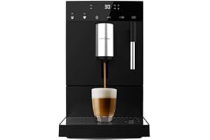 Cecotec Macchina da Caffè Espresso Cremmaet Compact Steam. 1350 W, 19 bar, Sistema Thermoblock, Serbatoio Caffè in Grana 150 gr con Macinino e 1,1 L di Acqua, Compatta con Vaporizzatore