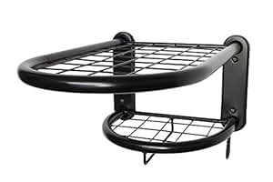 4 Porte-Casques Moto Murale En Acier Inox - Support Casque/Veste/Gants - Argenté - 9